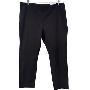 a New Day Black High Rise Fitted Ankle Pants Size 18
